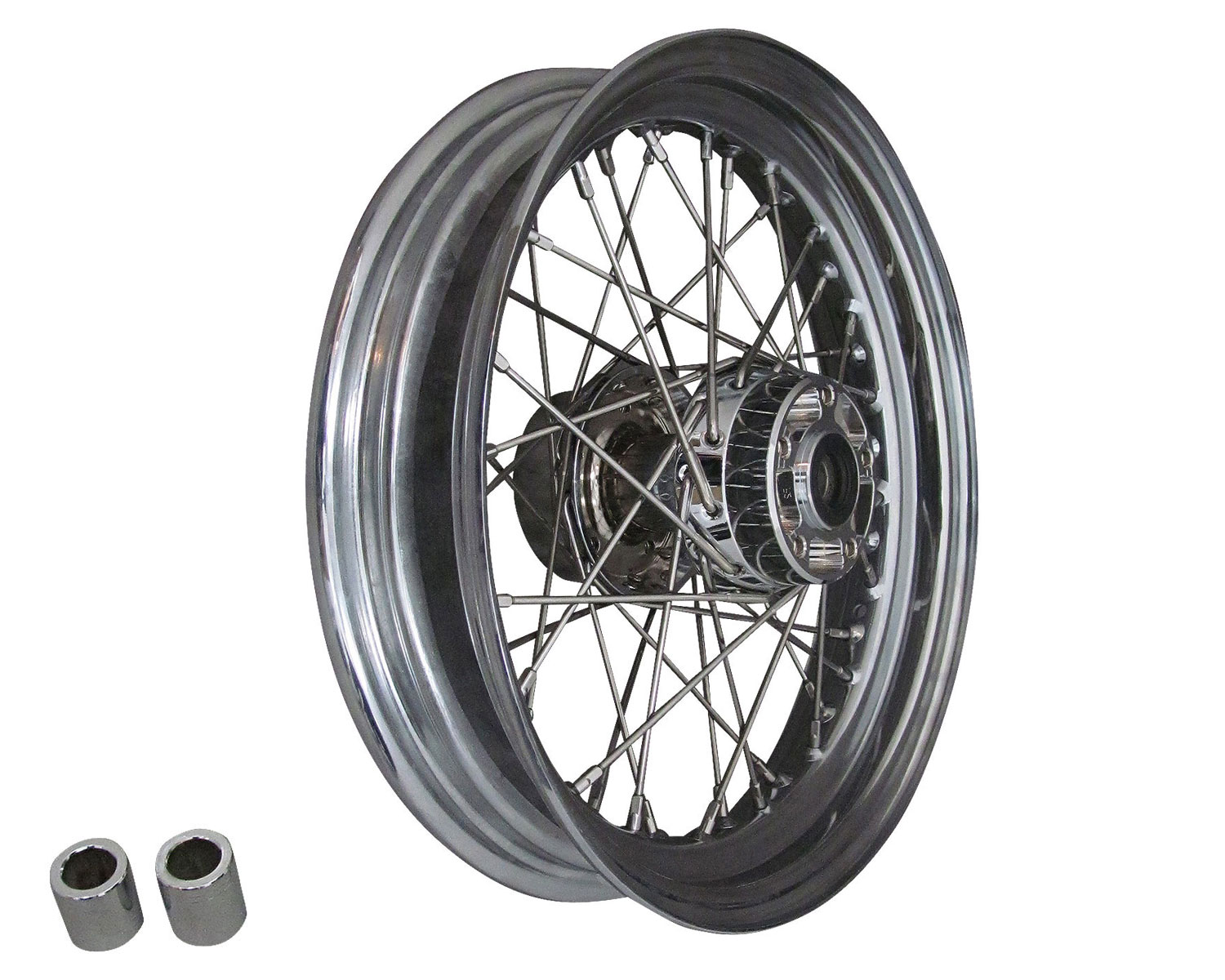 Harley Davidson ０８ｙ−ダイナ用 Ｒホイール １７×４．５ｉｎ クローム