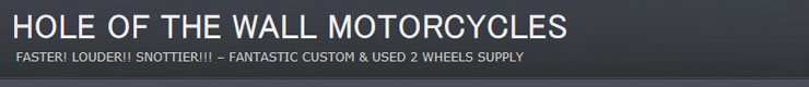 ホールオブザウォールモーターサイクルズ